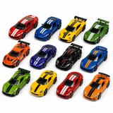 Die-cast race cars